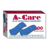 Catering Sterile Waterproof Blue Plasters 75mm x 25mm Box x100